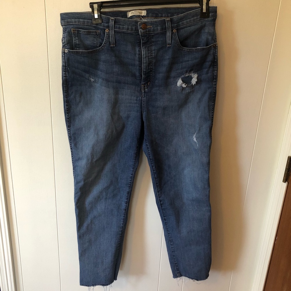 Madewell Stovepipe jeans in Holburn wash